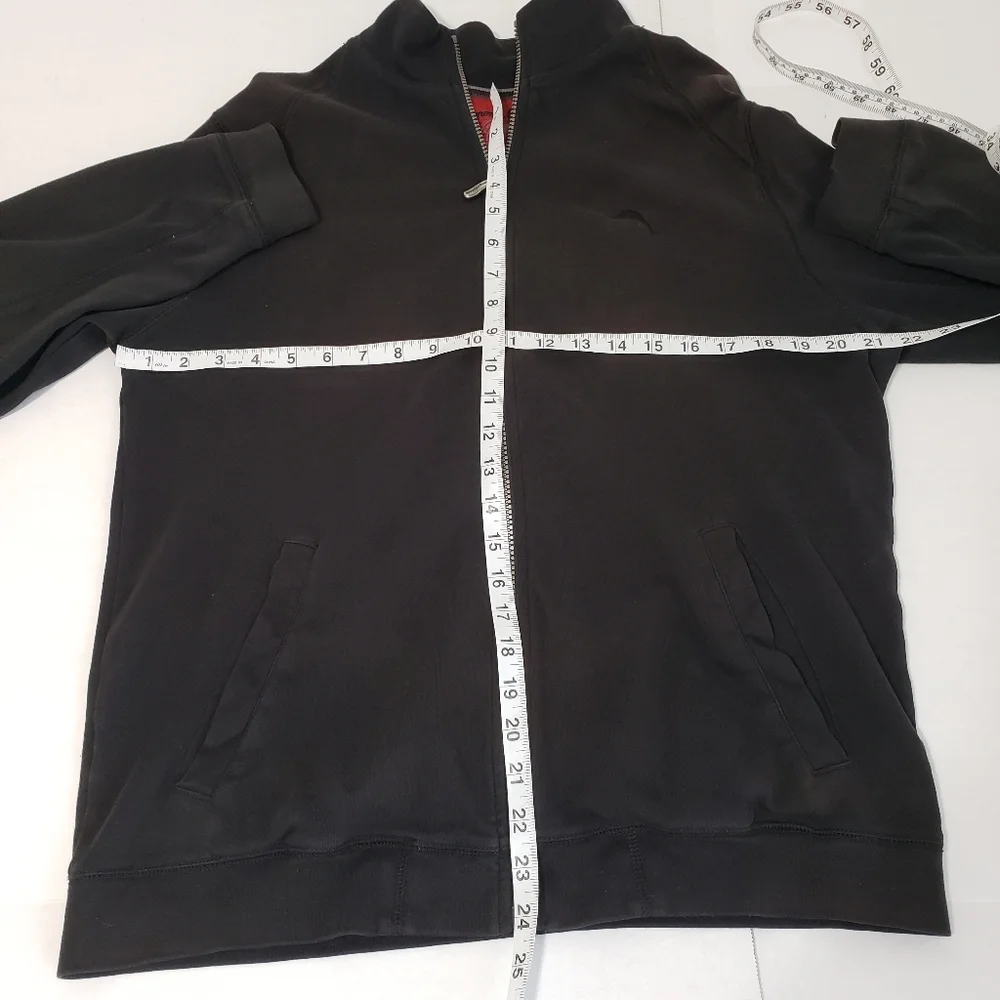 Tommy Bahama full zip Jacket Men's medium black - Picture 7 of 8